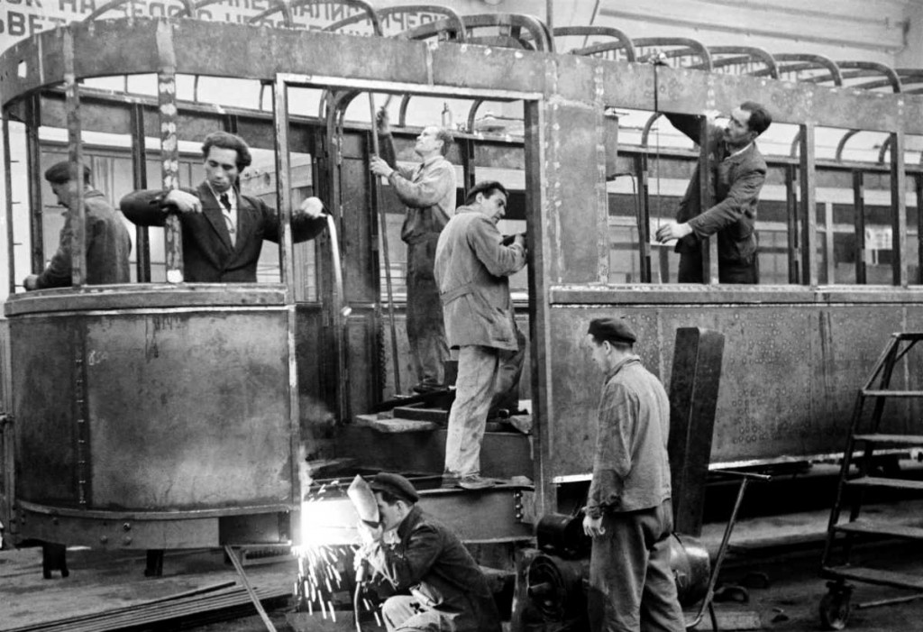 Трамв.депо Красно село 1951 г